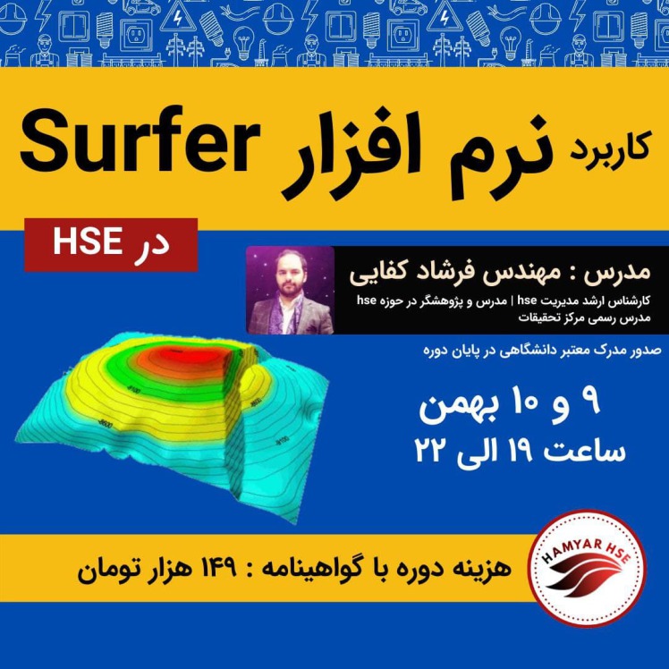 دوره آنلاین کاربرد نرم افزار Surfer در HSE